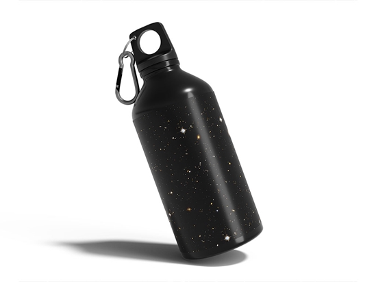 Black Stars Science Fiction Water Bottle DIY Stickers