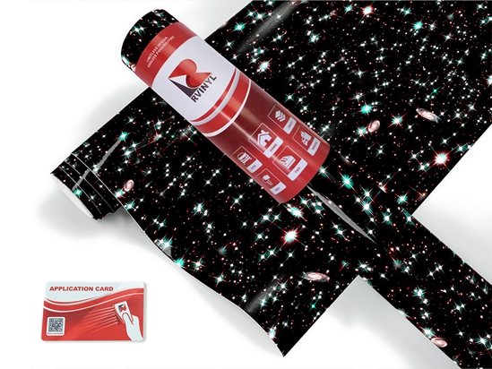 Bright Sparkles Science Fiction Craft Vinyl Roll