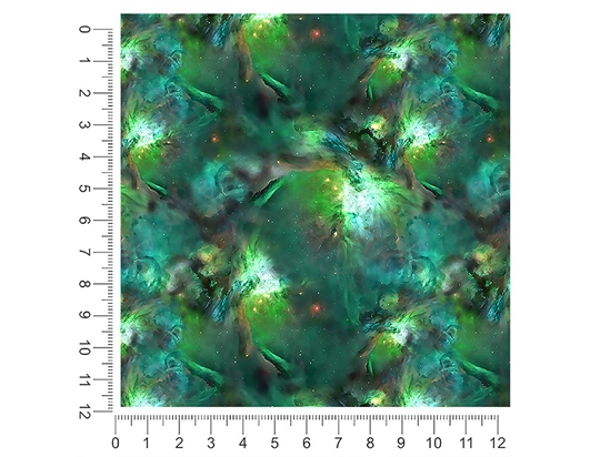 Galactic Green Science Fiction 1ft x 1ft Craft Sheets