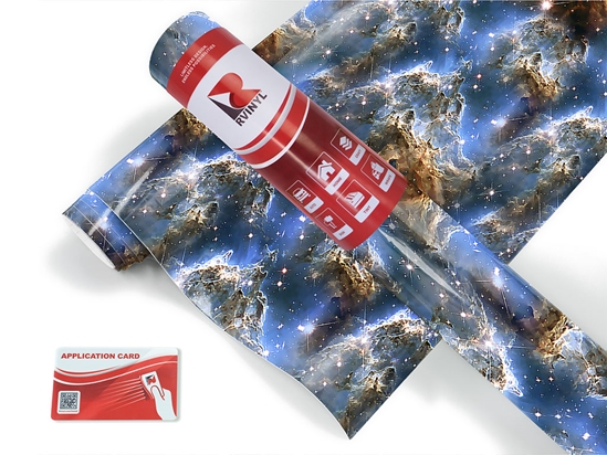 Galaxy Sky Science Fiction Craft Vinyl Roll