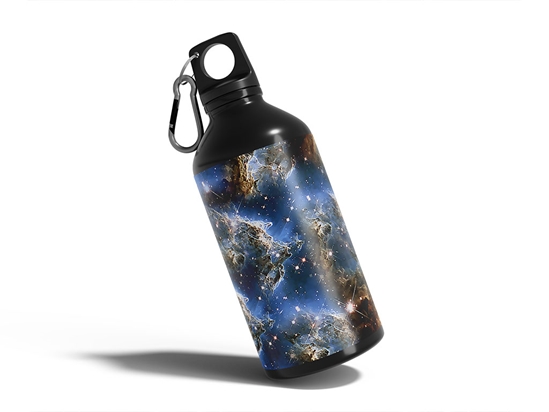 Galaxy Sky Science Fiction Water Bottle DIY Stickers