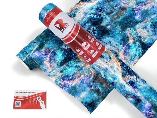 Nebula Sapphire Science Fiction Craft Vinyl Roll