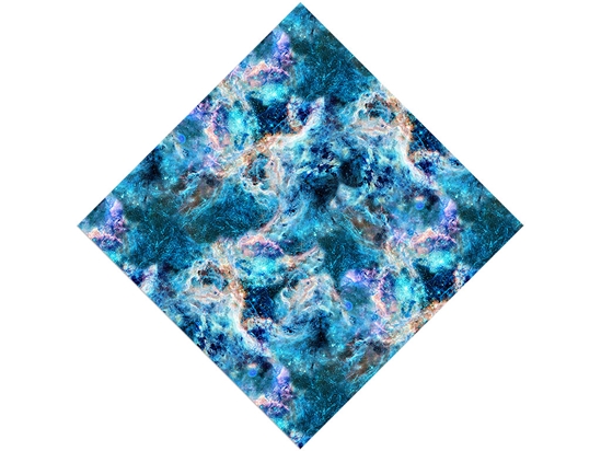 Nebula Sapphire Science Fiction Vinyl Wrap Pattern