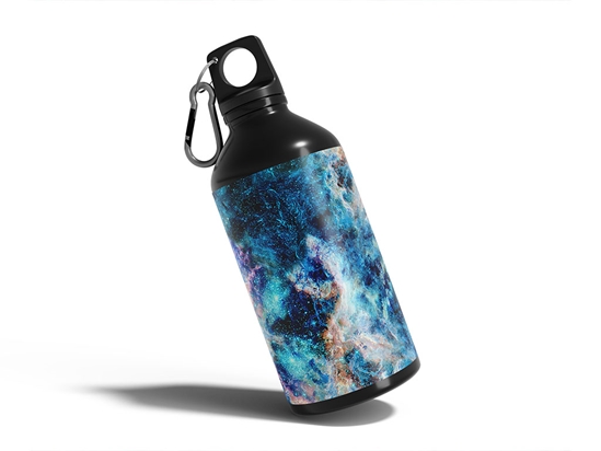 Nebula Sapphire Science Fiction Water Bottle DIY Stickers