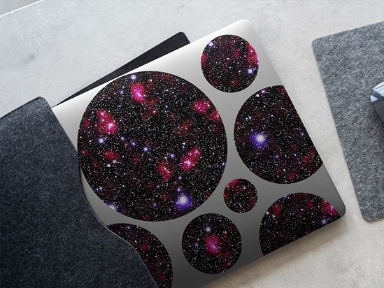 Red Starfield Science Fiction DIY Laptop Stickers