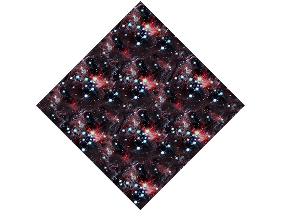 Red Stars Science Fiction Vinyl Wrap Pattern