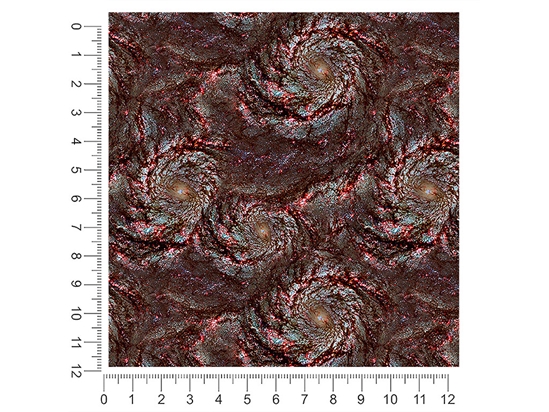 Red Swirl Science Fiction 1ft x 1ft Craft Sheets