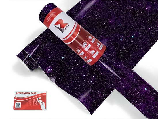 Starfield Purp Science Fiction Craft Vinyl Roll