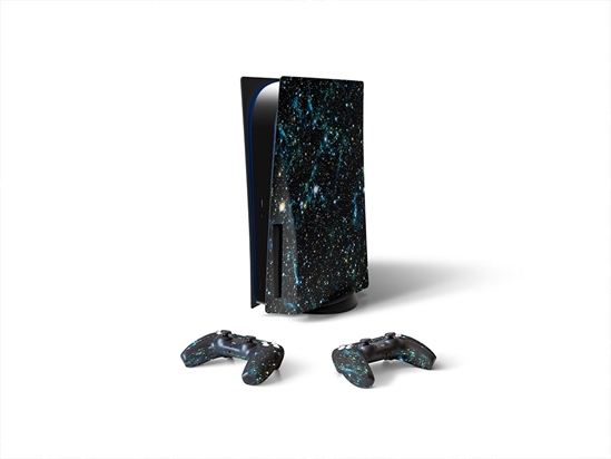 Teal Sea Science Fiction Sony PS5 DIY Skin