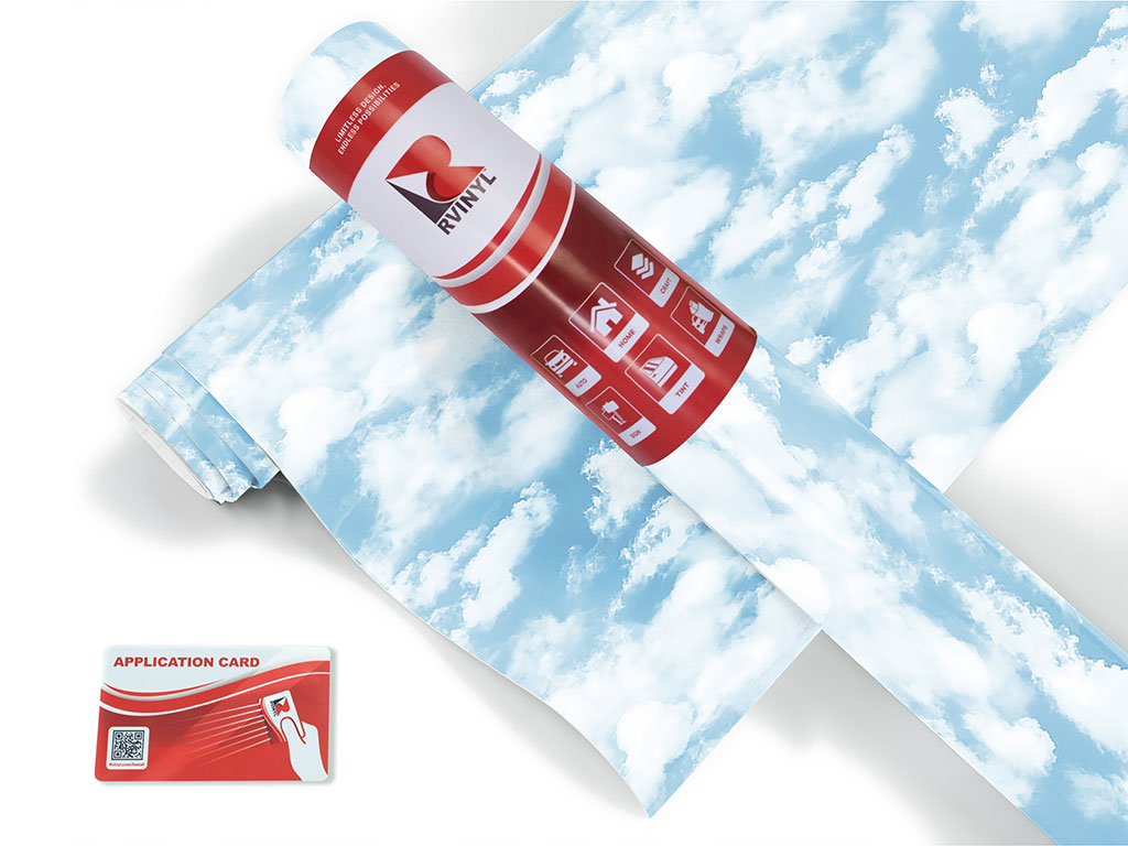 Cloudy Daydreams Sky Craft Vinyl Roll