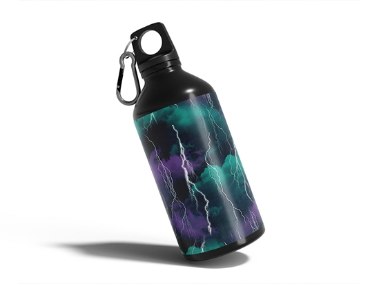 Stormy Weather Sky Water Bottle DIY Stickers