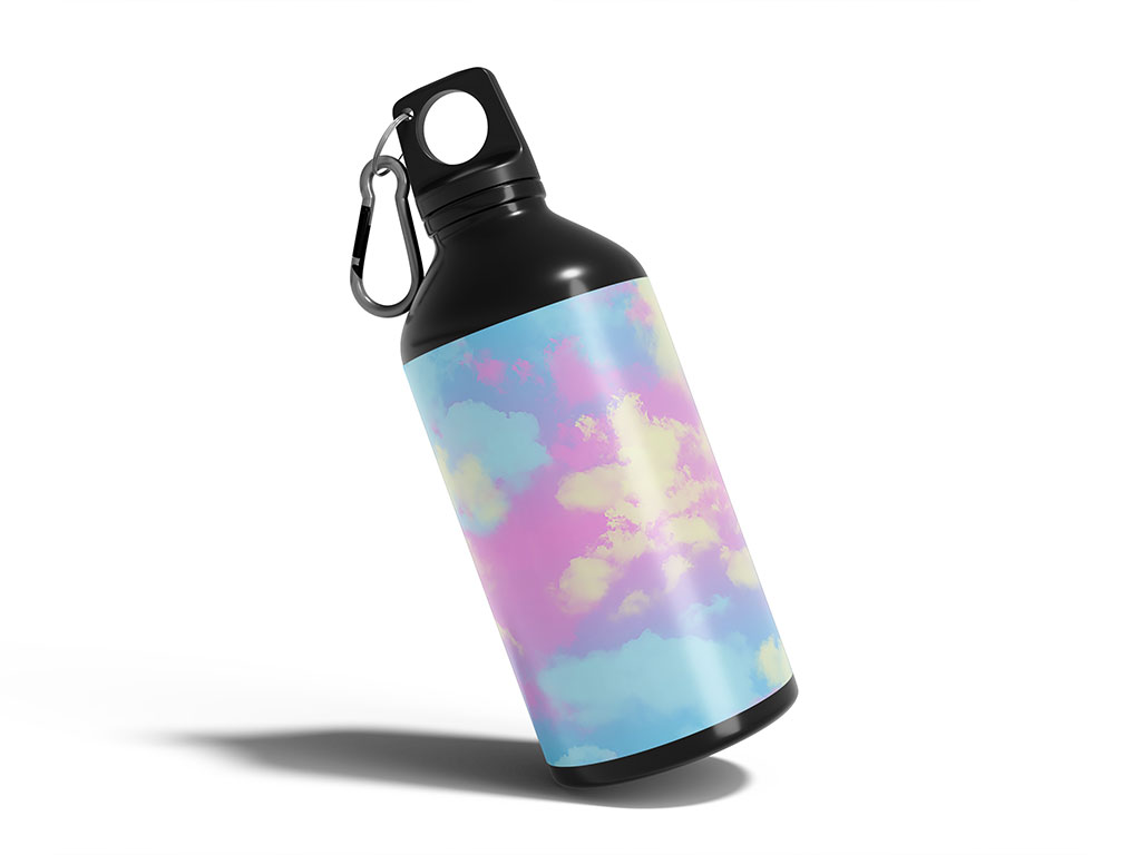 Sun Bleed Sky Water Bottle DIY Stickers