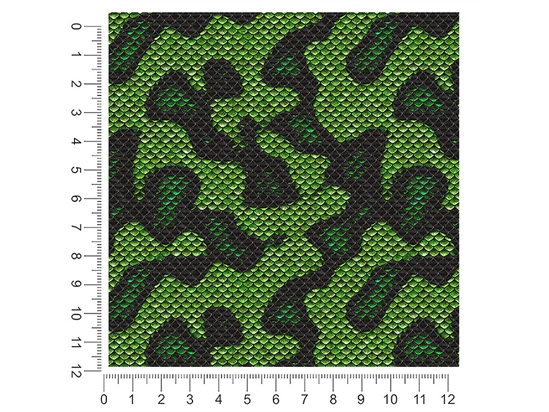 Cyber SerpentSnake Animal Print 1ft x 1ft Craft Sheets