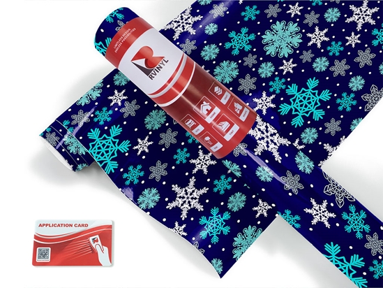 Ice Age Snowflake Craft Vinyl Roll