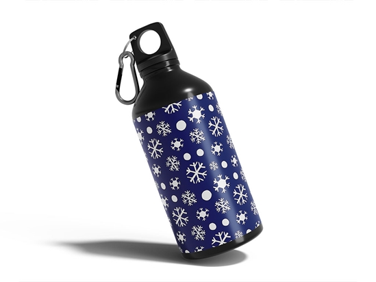 Wont Be Long Snowflake Water Bottle DIY Stickers