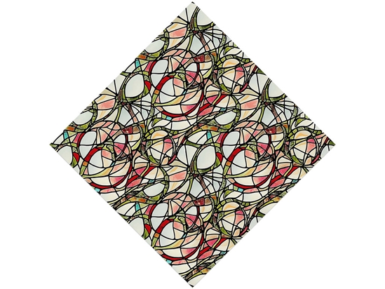 Fungal Growth Stained Glass Vinyl Wrap Pattern