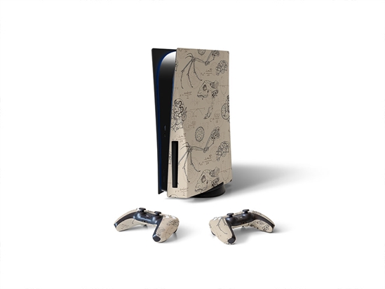 Mechanical Bat Steampunk Sony PS5 DIY Skin