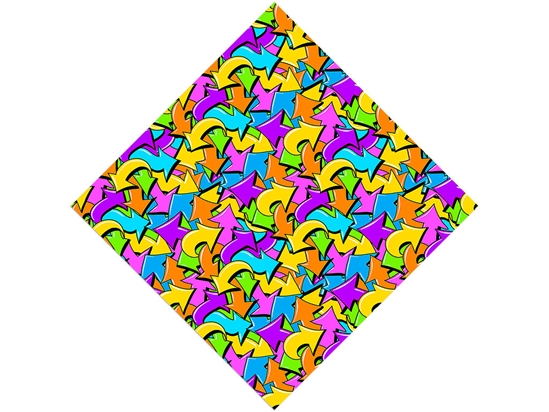 Cheshire Directions Sticker Bomb Vinyl Wrap Pattern