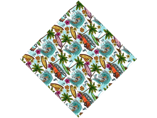 Surfs Up Summertime Vinyl Wrap Pattern