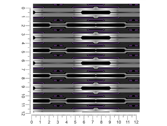 Dark Iris  Technology Vehicle Wrap Scale