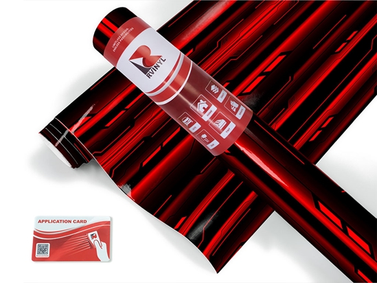 Ruby Red  Technology Jet Ski Vinyl Customized Wrap