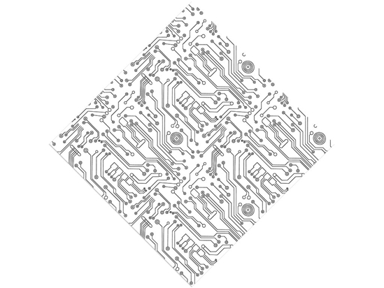 Monochrome Motherboard Technology Vinyl Wrap Pattern