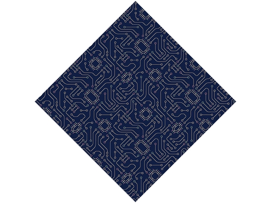 Simple Navy Technology Vinyl Wrap Pattern