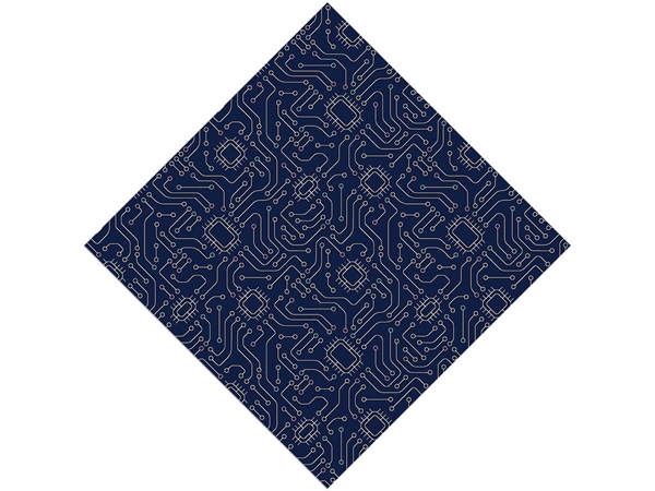 Simple Navy Technology Vinyl Wrap Pattern