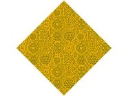 Yellow AI Technology Vinyl Wrap Pattern