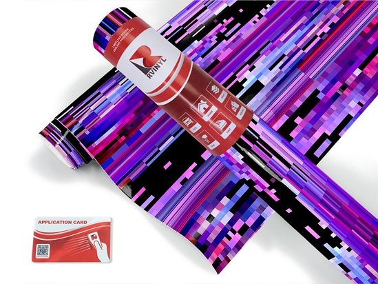 Purple Distortion Technology Jet Ski Vinyl Customized Wrap