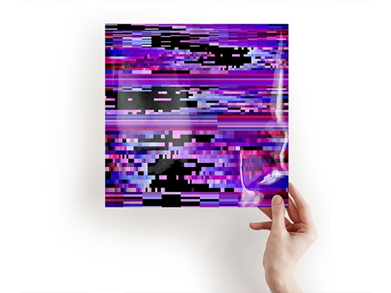 Purple Distortion Technology Vinyl Wraps