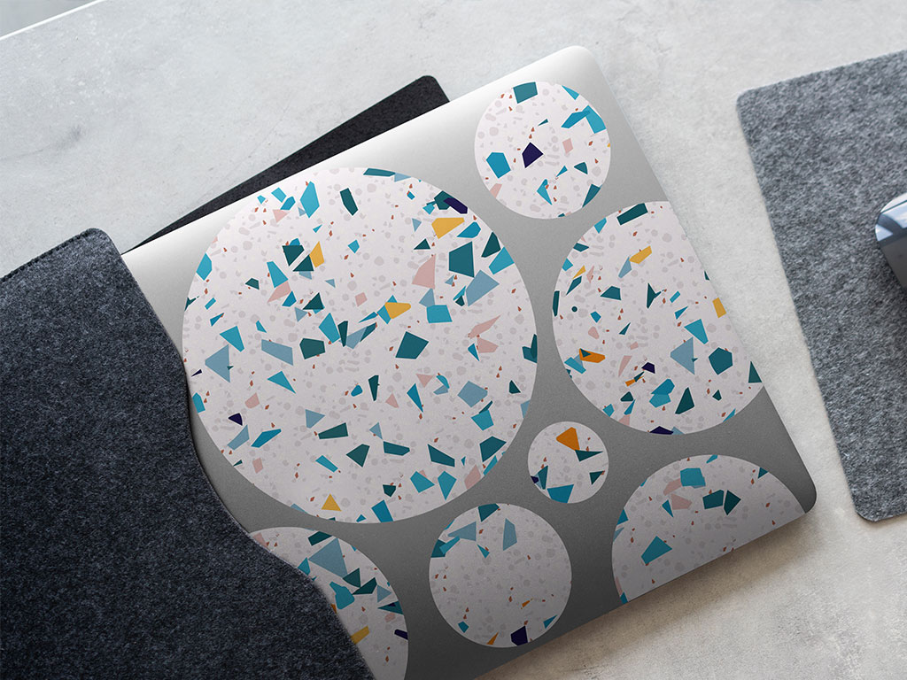 Torta Terrazzo Stone DIY Laptop Stickers