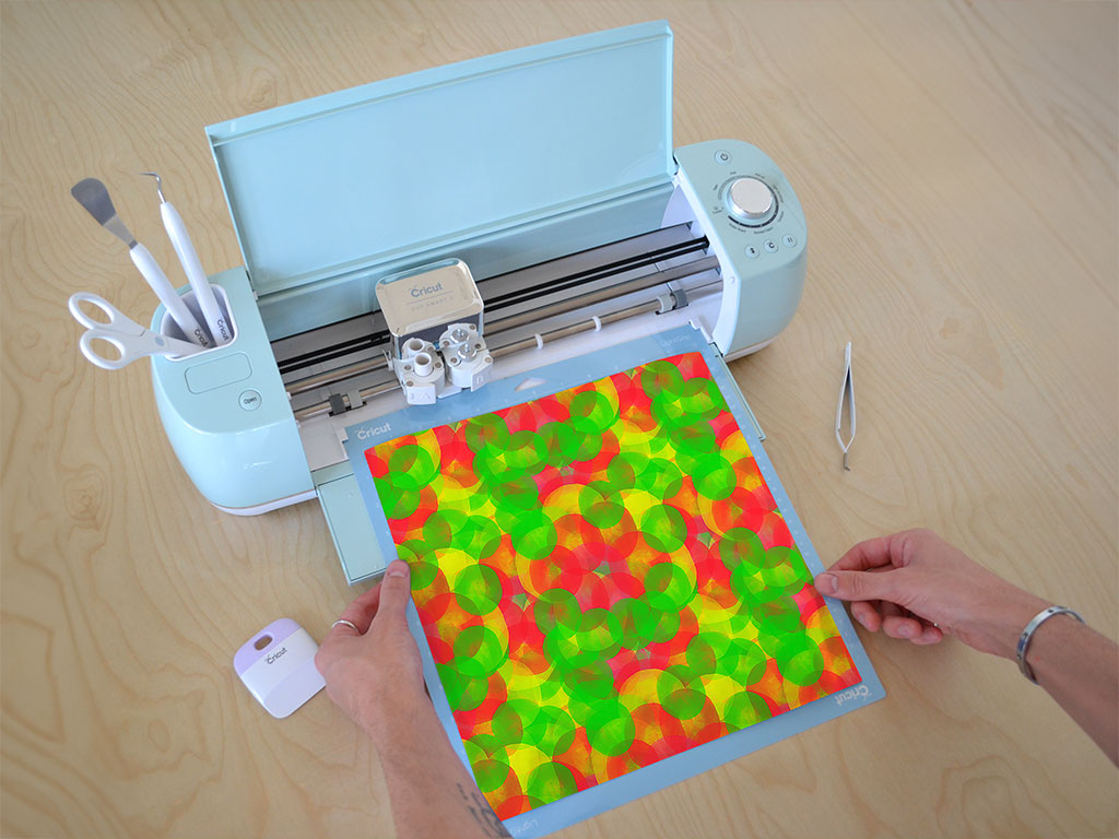 Autumn Spots Tie Dye Cricut Compatible Vinyl