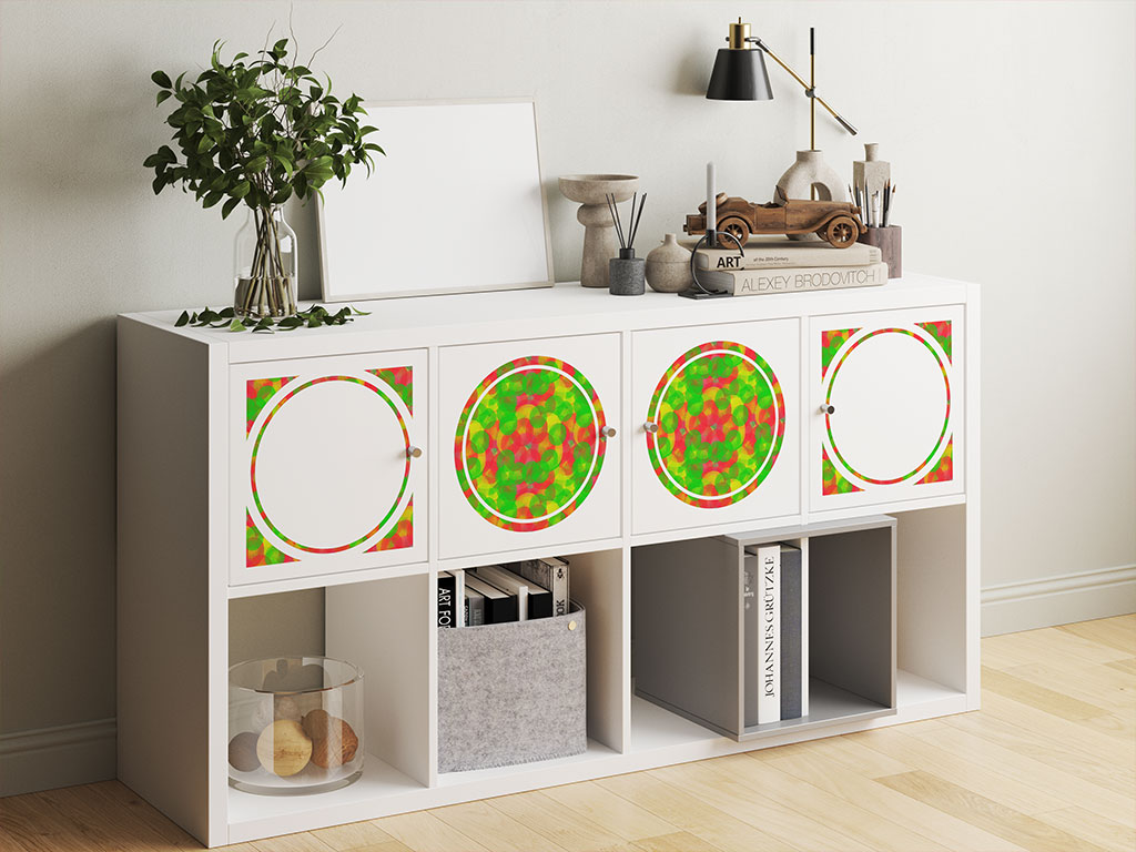 Autumn Spots Tie Dye DIY Furniture Stickers