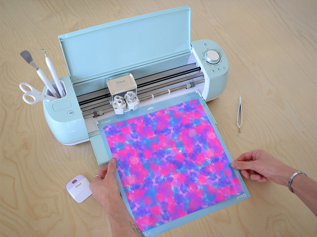 Lavender Dreams Tie Dye Cricut Compatible Vinyl