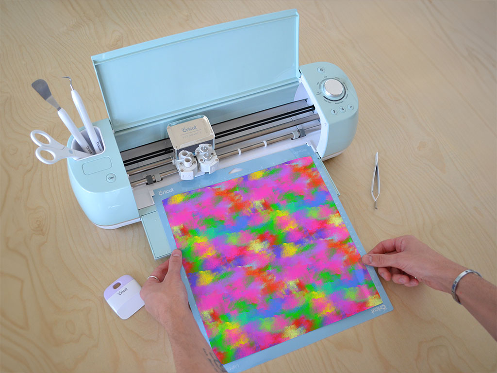 Nineties Flashback Tie Dye Cricut Compatible Vinyl