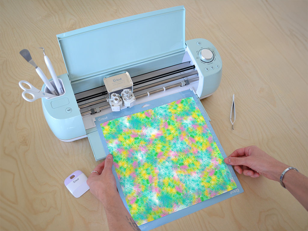 Pastel Daydream Tie Dye Cricut Compatible Vinyl