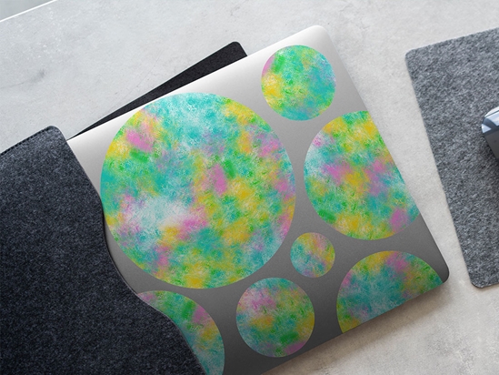 Pastel Daydream Tie Dye DIY Laptop Stickers
