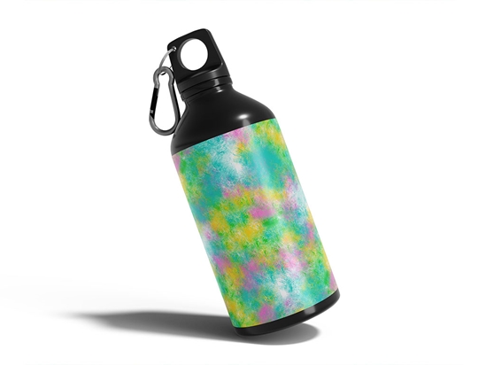 Pastel Daydream Tie Dye Water Bottle DIY Stickers