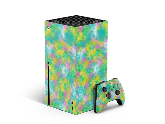 Pastel Daydream Tie Dye XBOX DIY Decal