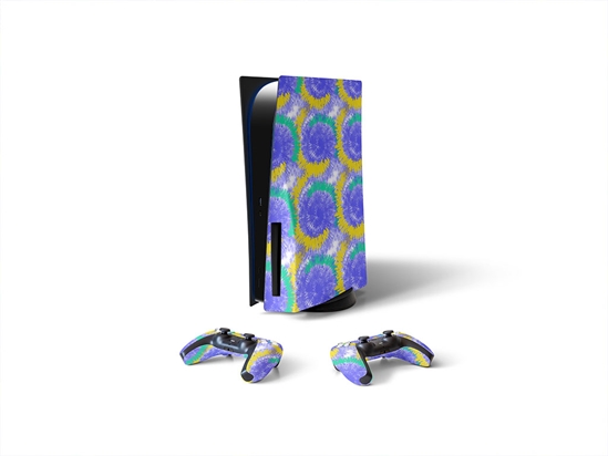 Refracting Light Tie Dye Sony PS5 DIY Skin