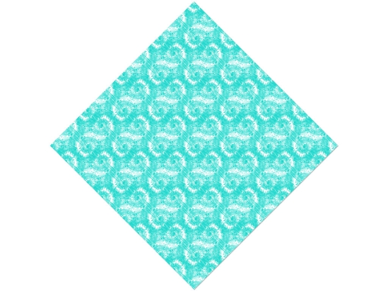 Seafoam Spirals Tie Dye Vinyl Wrap Pattern