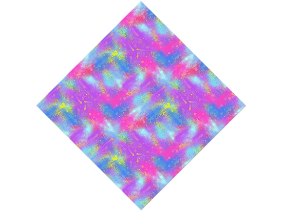 Splattered Fantasy Tie Dye Vinyl Wrap Pattern