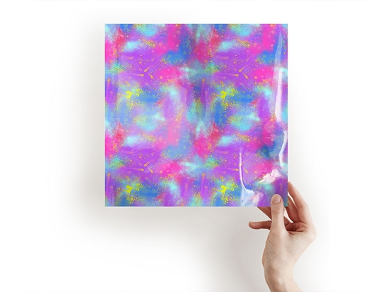 Splattered Fantasy Tie Dye Craft Sheets