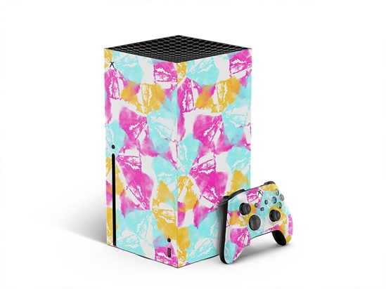 Springtime Petals Tie Dye XBOX DIY Decal