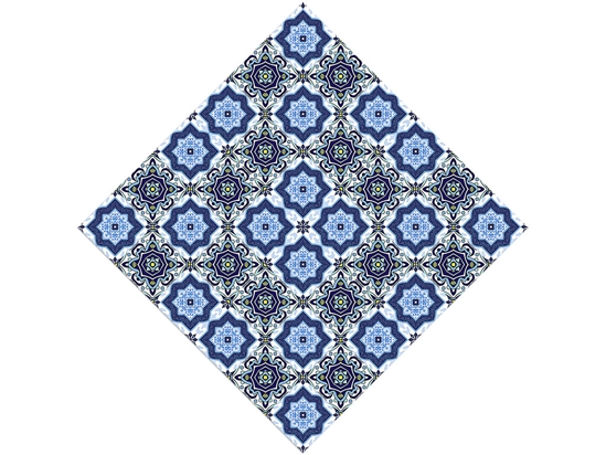 Snowflakes Tile Vinyl Wrap Pattern