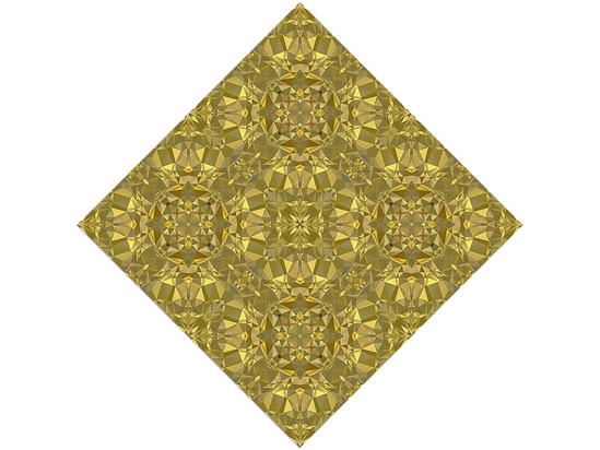 Golden Sun Tile Vinyl Wrap Pattern