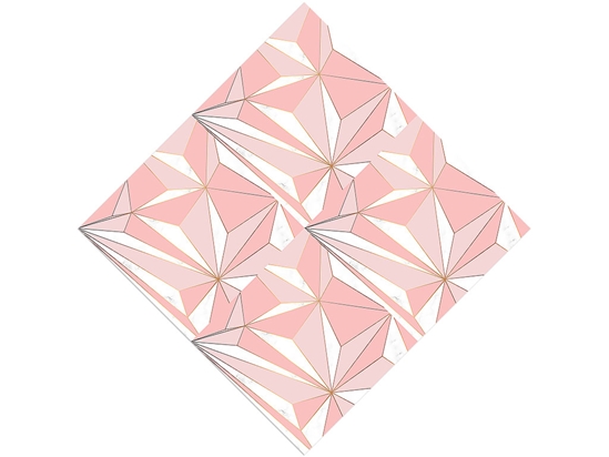 Pink Star Tile Vinyl Wrap Pattern