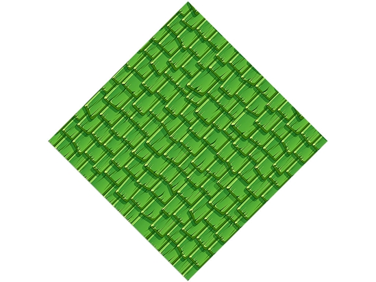 Green Shake Tile Vinyl Wrap Pattern