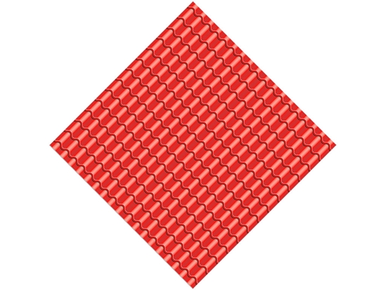 Red Tile Vinyl Wrap Pattern